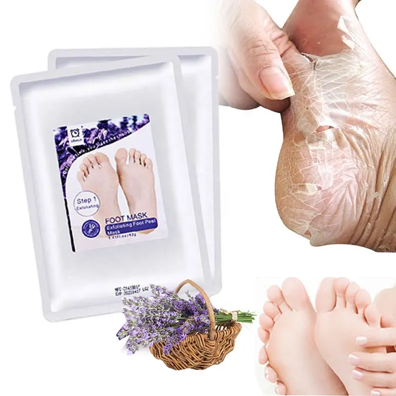 Private Label Corée Exfoliant Callu Detox Remover Baby Soft Peeling Off Masque Peel pour les pieds