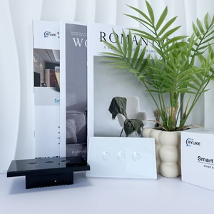 Rylike tuya wifi thông minh chuyển đổi cảm ứng Glass Bảng điều chỉnh lõm nút thiết kế Úc tiêu chuẩn SAA phê duyệt 6 gang chuyển đổi ánh sáng - Product Image 5