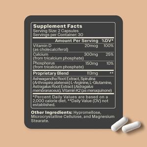 Cápsulas de Crecimiento con Etiqueta Personalizada, Nutrición para Niños, Apoyo para la Fortaleza Ósea, Suplemento para el Crecimiento - Product Image 5