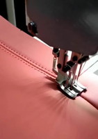 Machine à coudre industrielle à double aiguille à bras manuel DS4420 la plus vendue pour cuir épais et sièges de voiture automobiles
