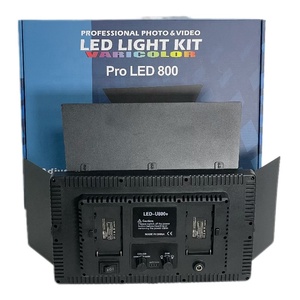 Kit de Lumière Vidéo LED Pro Professionnel 800 Couleurs Variables Alimenté par <span class=keywords><strong>Batterie</strong></span> avec Trépied de 2,1 M pour Éclairage Photographique - Product Image 4