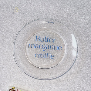 Petite <span class=keywords><strong>assiette</strong></span> en verre transparente, résistante aux micro-ondes et aux hautes températures, motif végétal, <span class=keywords><strong>assiette</strong></span> plate pour fruits, gâteaux et desserts - Product Image 6
