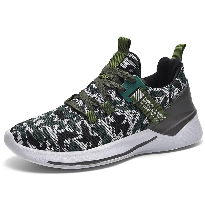 Camouflage Men Running Shoes Athletic Sport Sneakers Mens Trainers Anti Slip Camo Walking Sneakers