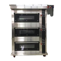 Four à sole électrique commercial pour boulangerie, équipement de boulangerie avec contrôle précis de la température, four à pâtisserie