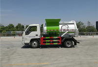 Nouveau camion de collecte des déchets alimentaires à chargement latéral Diesel, étanche, pour usage municipal