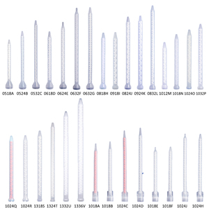 Boquilla Mezcladora Estática 1018, Puntas de Mezcla de Adhesivos de 18 Elementos para Cartuchos de Jeringa Doble de 400 ml y 600 ml, Relaciones 1:1 y 2:1, Boquillas Blancas - Product Image 4