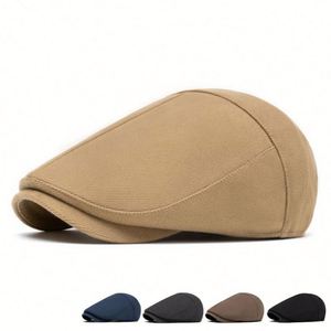 Gorra Plana Estilo Británico Vintage para Hombre, Gorro Ivy Forrado para Invierno, Venta al Por Mayor - Product Image 3