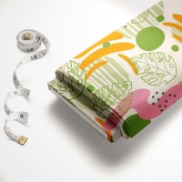 WF Fabricant d'usine Géométrie Hawaii Island Designs 100% Tissu imprimé en popeline de rayonne à séchage rapide Écologique pour filles Femmes