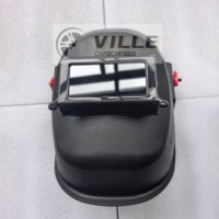 Casque de soudage en plastique sur mesure, masque de soudage pour pipelines en fibre de carbone, écran de tête de soudage en fibre de carbone haute résistance