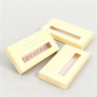 Boîtes cadeaux en papier personnalisées de luxe pour ongles, boîtes d'emballage magnétiques avec logo personnalisé pour faux ongles, boîtes pour ongles artificiels