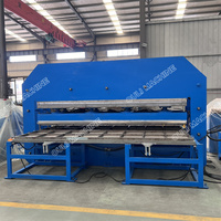Machine de fabrication de carreaux de sol en caoutchouc utilisant des pneus recyclés en poudre/granulés, machine de presse à carreaux en caoutchouc pour paver l'aire de jeux/salle de sport