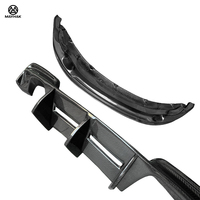Kit carrosserie en fibre de carbone véritable style RZ pour BMW 1M E82 E87, lèvre de pare-chocs avant et diffuseur arrière