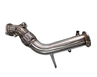 أنبوب عادم من الفولاذ المقاوم للصدأ لسيارات بي إم دبليو F10 LCI وF11 LCI وF07 GT LCI 530dx 535dx N57N N57Z موديلات 12-17 بقوة 245-313 حصان