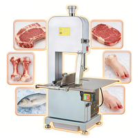 Scie à découper la viande YYHB pour la chaîne du froid, pour centres logistiques et restaurants, moteur 1500W, haute capacité de production, en acier