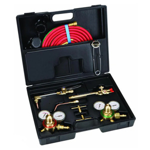 Kit de antorcha de oxígeno y acetileno, juego de herramientas de soldadura y corte de estilo americano con interruptor único chapado en cobre para oxígeno, acetileno y propano - Product Image 2