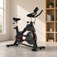 Vélo de spinning pour la maison, vélo d'exercice d'intérieur, fitness cardio à domicile, design stable et utilisation facile