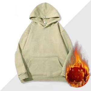 420克健身印花棉绒套头衫拉绳超大毛绒羊毛长袖空白3D刺绣环保 - Product Image 3