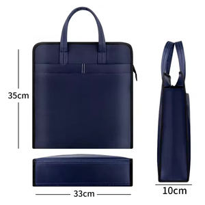Maletín de Gran Capacidad para Archivos de Oficina, Bolsa para Portátil Resistente a Impactos, para Trabajo, Estudio y Archivo - Product Image 1