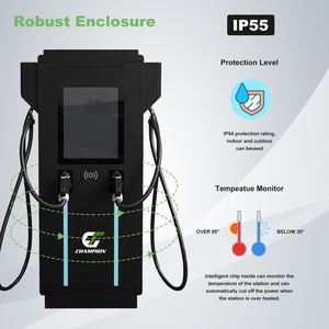 Estación <span class=keywords><strong>de</strong></span> Carga Rápida DC para Exteriores con Clasificación IP 55, 60KW 80KW 120KW 160KW 180KW 240KW, CCS 1/CCS 2/CHAdeMO/GB/T para <span class=keywords><strong>Uso</strong></span> Comercial - Product Image 3