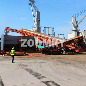 Cargador de barco móvil de apilamiento de material de Puerto Sistema de cinta transportadora giratoria radial telescópica - Product Image 6