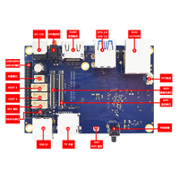 Carte de développement AMLOGIC A311D Yuanchuang NANO-BOX-A311D 4K Edge Computing 5T NPU 2/4 Go de RAM 16/32/64 Go de stockage GPU PCB PCBA