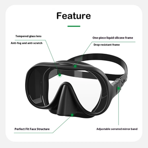 Caja de EVA portátil, máscaras de buceo de silicona, gafas de esnórquel, gafas de apnea, lentes de buceo, vidrio templado, espejo de buceo - Product Image 5