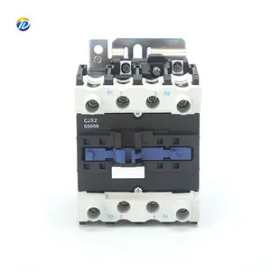 Cheap price ac contactor lc1-d50 CJX2 50004 CJX2 50008 4p LC1-D50 series 50A 24V 220V 110V magnetic ac contactor