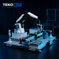 Station d'enseignement pour robot collaboratif 6 axes TEPKOBOT avec tri guidé par la vision, kit d'éducation pour le kitage et la palettisation