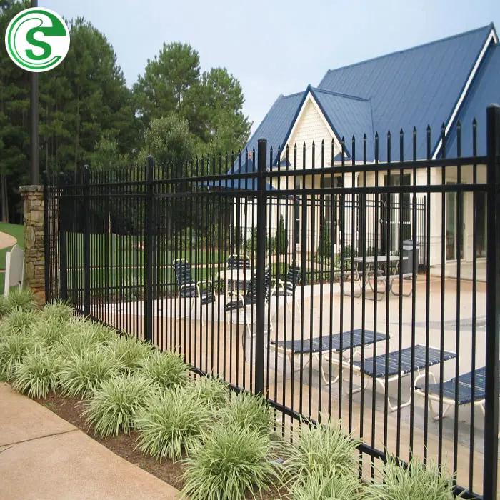 Alüminyum alaşım bahçe çit panelleri, alüminyum yüzme havuzu parmaklığı/salıncak kapısı avustralya ve abd için