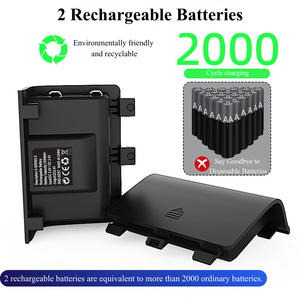 Base di Ricarica per Batteria agli Ioni di Litio Ricaricabile Weijiang 2400mAh per Controller di Gioco One/One S/X/X Elite - Product Image 6