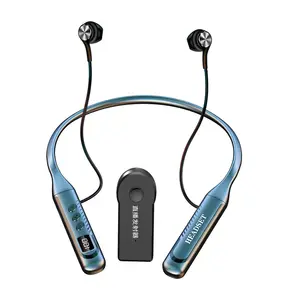 Sound card wireless monitoring live ear return outdoor K song hanging neck BT5.3 earbuds anchor dedicated private model