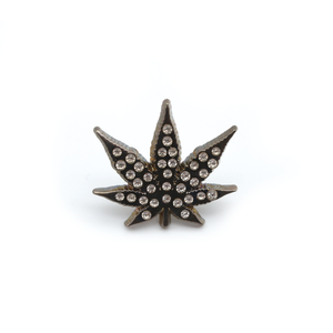 Pin de Solapa de Marihuana con Diseño de <span class=keywords><strong>Diamante</strong></span>, Personalizado en Esmalte, para Coleccionistas y Regalos - Product Image 1