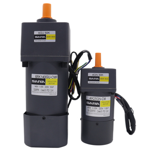 110V/220V mô-men xoắn cao AC Micro Gear Motor 1500rpm 50Hz 60Hz ba pha một pha cảm ứng động cơ giảm tốc hộp số - Product Image 4