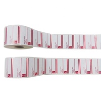 Code à barres blanc personnalisé 58mm échelle étiquette rouleau 58x60 58x40 étiquette thermique directe blanc ou imprimé autocollant en papier auto-adhésif
