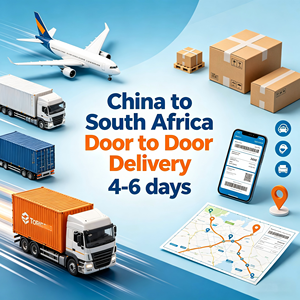 Envío Puerta a Puerta en 4-6 Días, Agente de Carga de China a <span class=keywords><strong>Sud</strong></span>áfrica, Consolidación Multimodal, Soporte 24/7 - Product Image 1