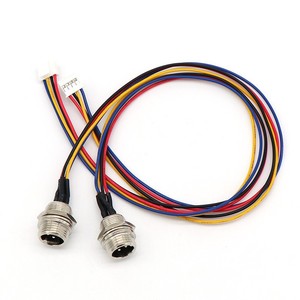Câble de connecteur d'aviation GX12 à 4 broches avec prise mâle et femelle étanche pour la transmission de signal des appareils - Product Image 2
