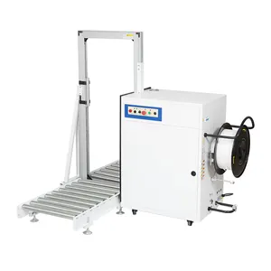 Powered Conveyor Fully Automatic Side Seal Strapping Machine