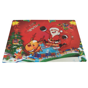 <span class=keywords><strong>Tovagliette</strong></span> da tavolo con pupazzo di neve in plastica laminata personalizzate per bambini - Product Image 3