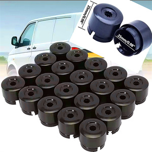 Cubierta de Tuerca de Rueda de Nylon de 25mm para Volkswagen Touareg, Audi Q5, Q7, Porsche Cayenne, Accesorio de Repuesto y Reparación - Product Image 2