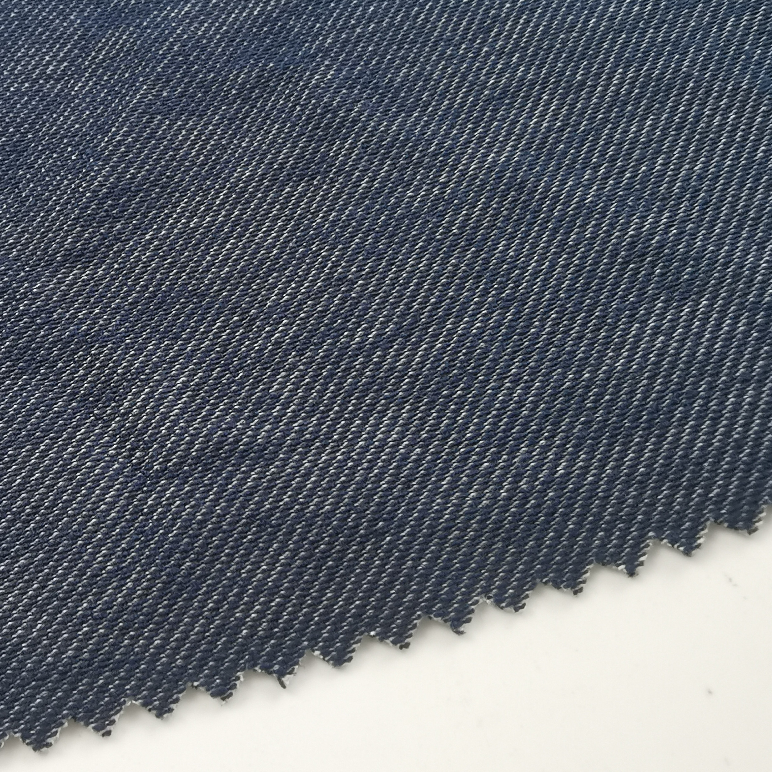 Twill style blue color denim fabric stock lot rayon fabric like denim twill fabric rayon spandex for dress