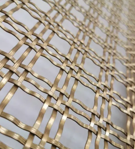 Série complète de mailles métalliques tissées en acier inoxydable multi-styles pour la décoration architecturale avec services de pliage et de découpe sur mesure - Product Image 4