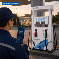 Dispensador de Combustible para Gasolinera en Ghana, Multivoltaje AC110V AC220V AC380V, a Prueba de Explosiones, de Alta Resistencia, para Estaciones de Servicio Comerciales