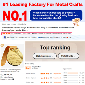 Medaglie Personalizzate in Oro, Argento e Rame, Medaglie Sportive Incise su Misura - Product Image 2