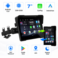 CarPlay pour moto, écran 7 pouces, Android 13.0, 2 Go + 32 Go, étanche IP67, téléchargement d'applications Google Play Store, mode veille