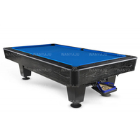 Factory Sell Custom Club Design Hochwertiger 8ft 9ft 9 Ball Pool Billardtisch mit Schiefer bett