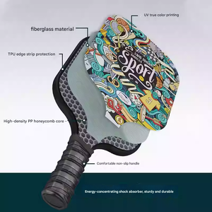 Raqueta <span class=keywords><strong>de</strong></span> <span class=keywords><strong>Pickleball</strong></span> Completa <span class=keywords><strong>de</strong></span> Fibra <span class=keywords><strong>de</strong></span> Carbono T700 - Product Image 4