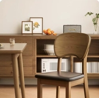 Ensemble de salle à manger en cuir de luxe léger, chaises et tables durables et écologiques pour café, restaurant, mobilier de café