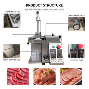 Trancheuses industrielles pour viande fraîche, bœuf, porc, <span class=keywords><strong>jambon</strong></span>, répondant aux exigences des machines à trancher, coupe-viande de poulet - Product Image 3