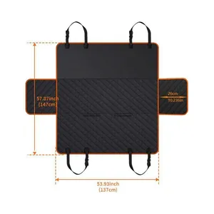 Colchón Portátil Plegable <span class=keywords><strong>para</strong></span> Asiento Trasero de Coche, Impermeable, Universal, con Cinturones de Seguridad, <span class=keywords><strong>para</strong></span> Camping, Viajes con Mascotas, Muebles <span class=keywords><strong>para</strong></span> el Hogar, Todos los Vehículos - Product Image 3