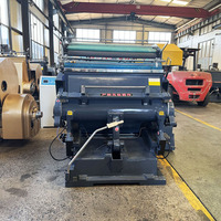 Máquina de troquelado y plegado de estampado en caliente programado por computadora ML de alta calidad para caja de cartón de papel